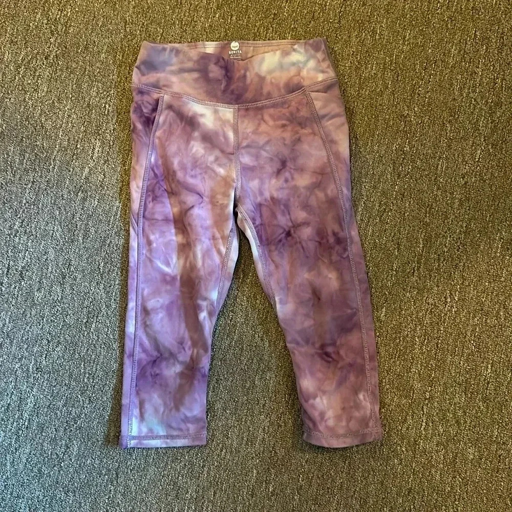 Senita Athletics girls tie-dye capris
